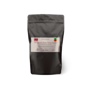 Honduras Finca Santa Lucia in a black coffee pouch