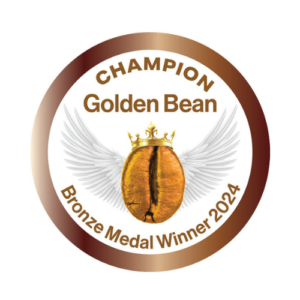 Golden Bean Champion Bronze Medal Winner 2024 Badge